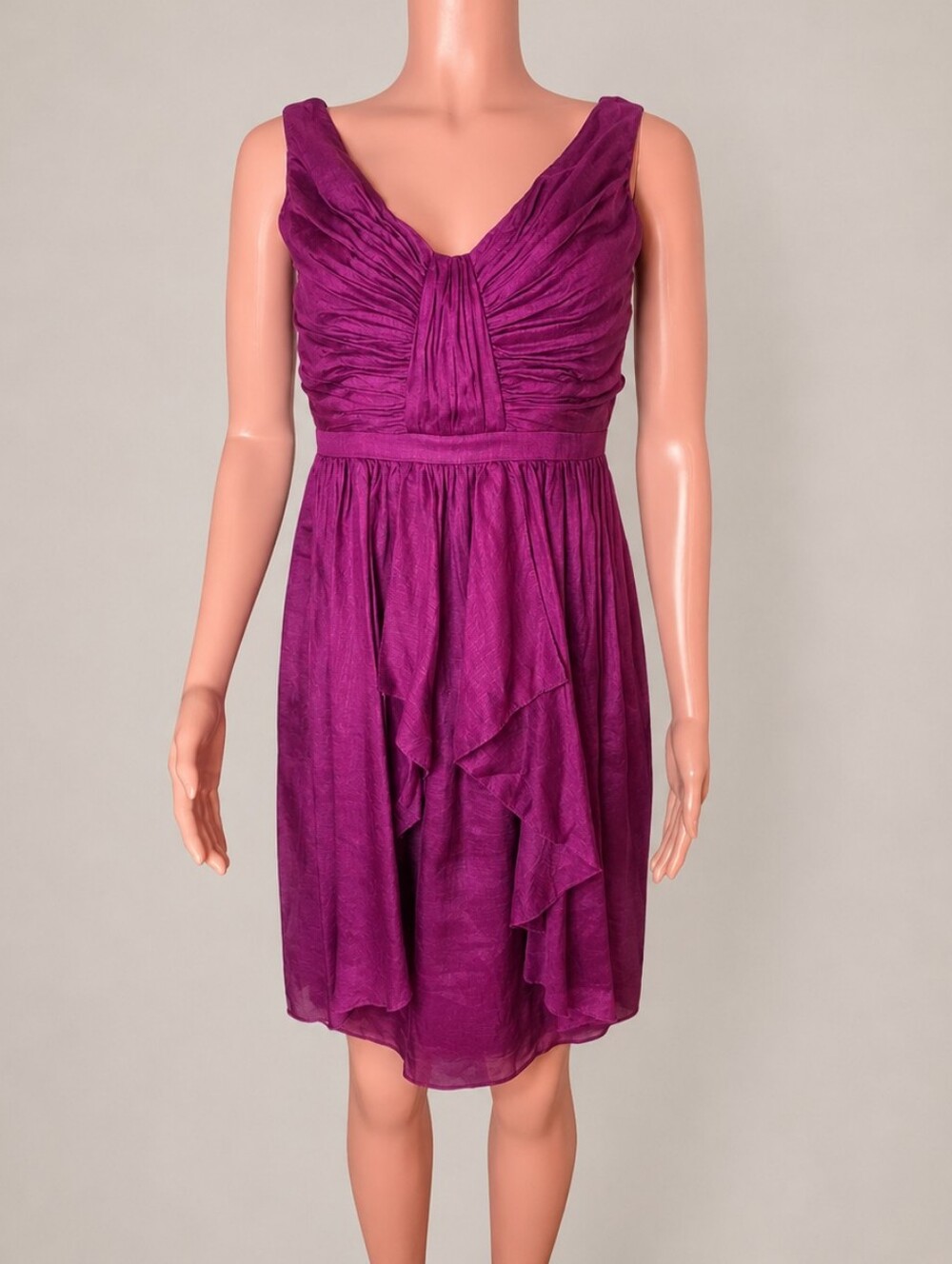 Anthropologie BHLDN Quillaree Silk-Linen Blend Dress 6